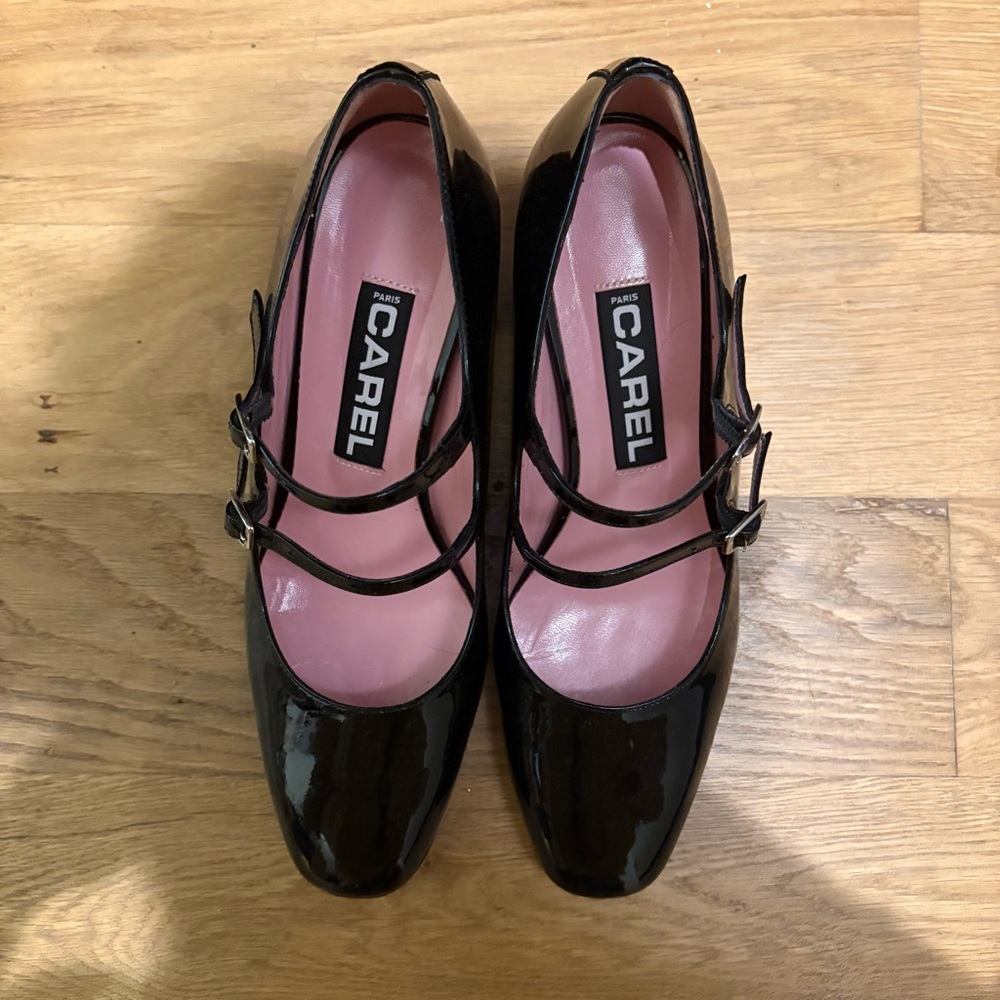 Carel Paris Alice Black Patent Mary Jane’s